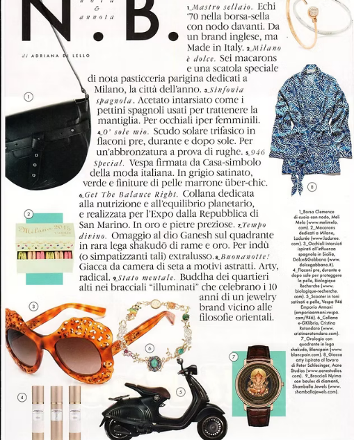 ITALY Elle Italy, August 2015