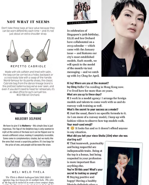 Singapor Elle Singapore, April 2015